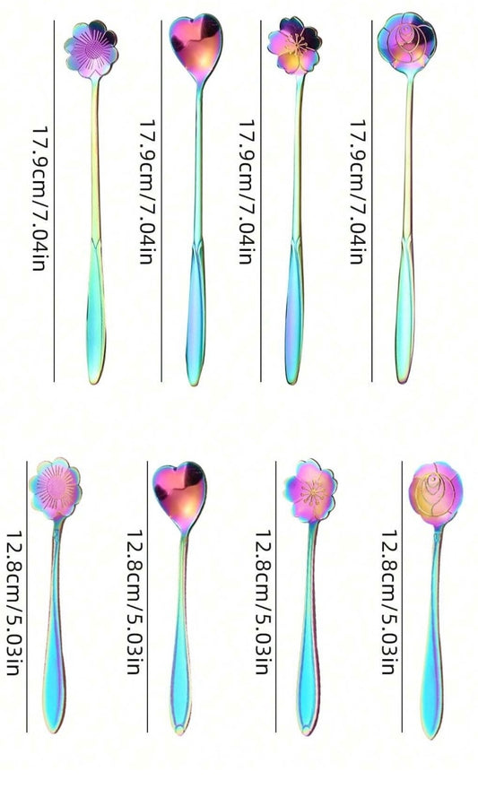 Oil slick spoons